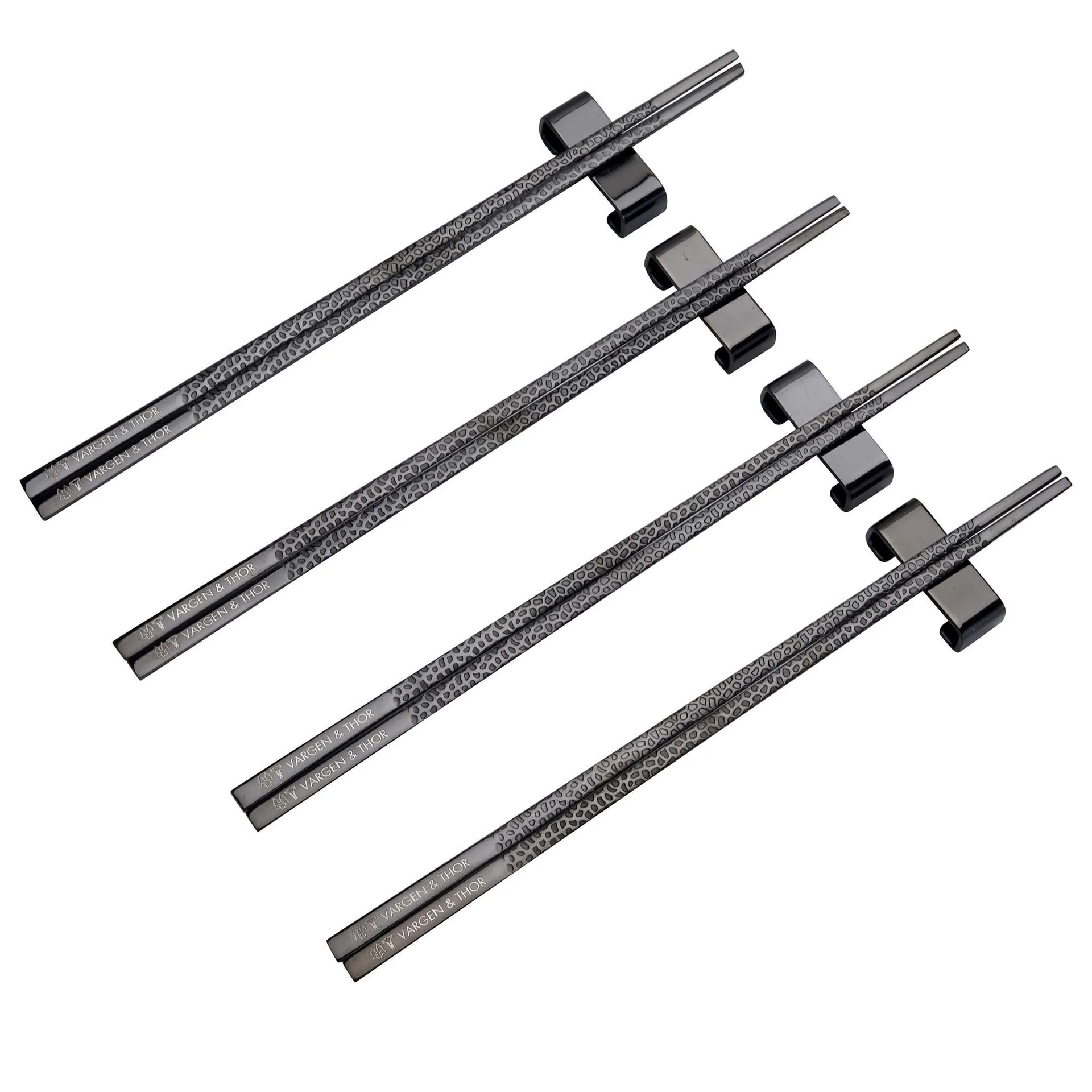 Vargen & Thor Kito Chopsticks spisepinde 4-pak Sort