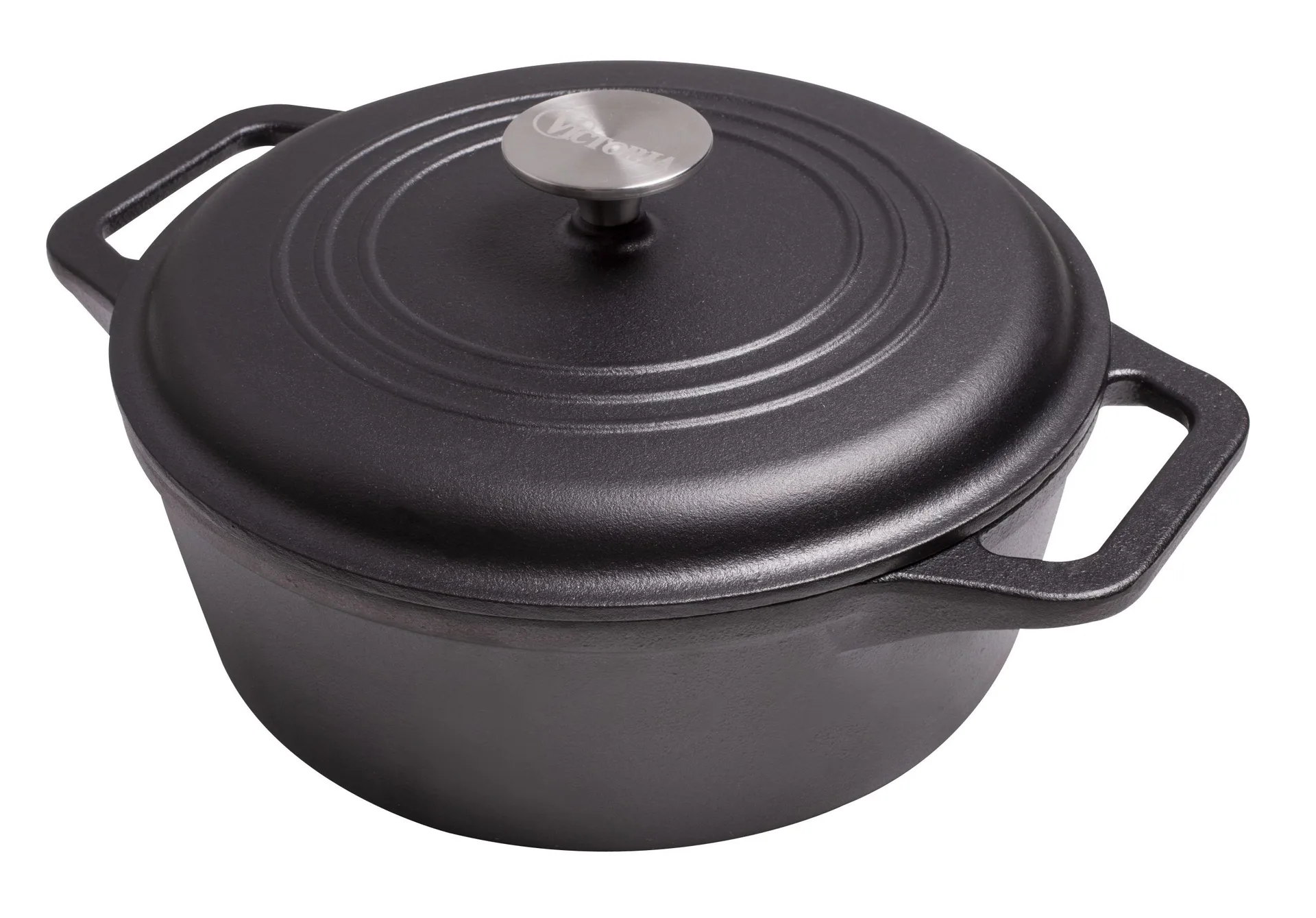 Victoria Støbejernsgryde 3,8 l Sort