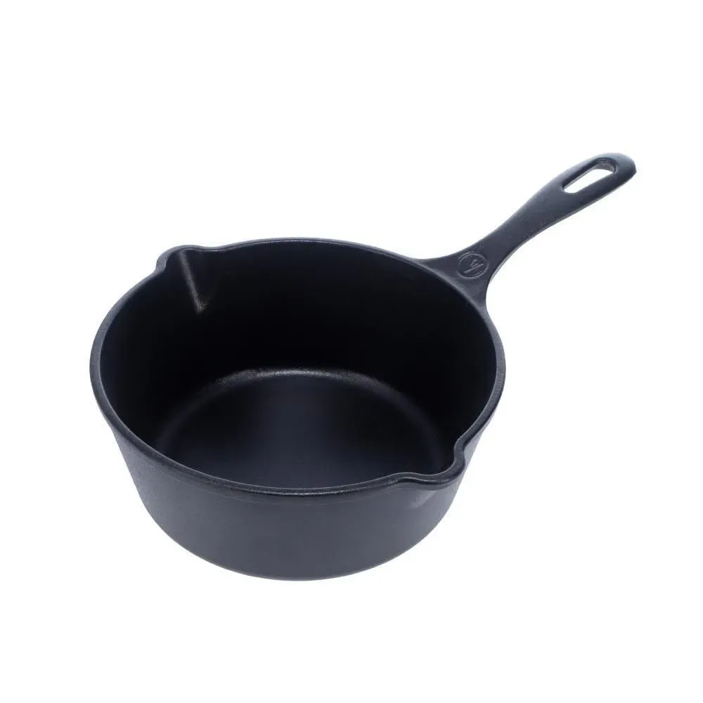Victoria Støbejernskasserolle Ø22 cm Mat sort