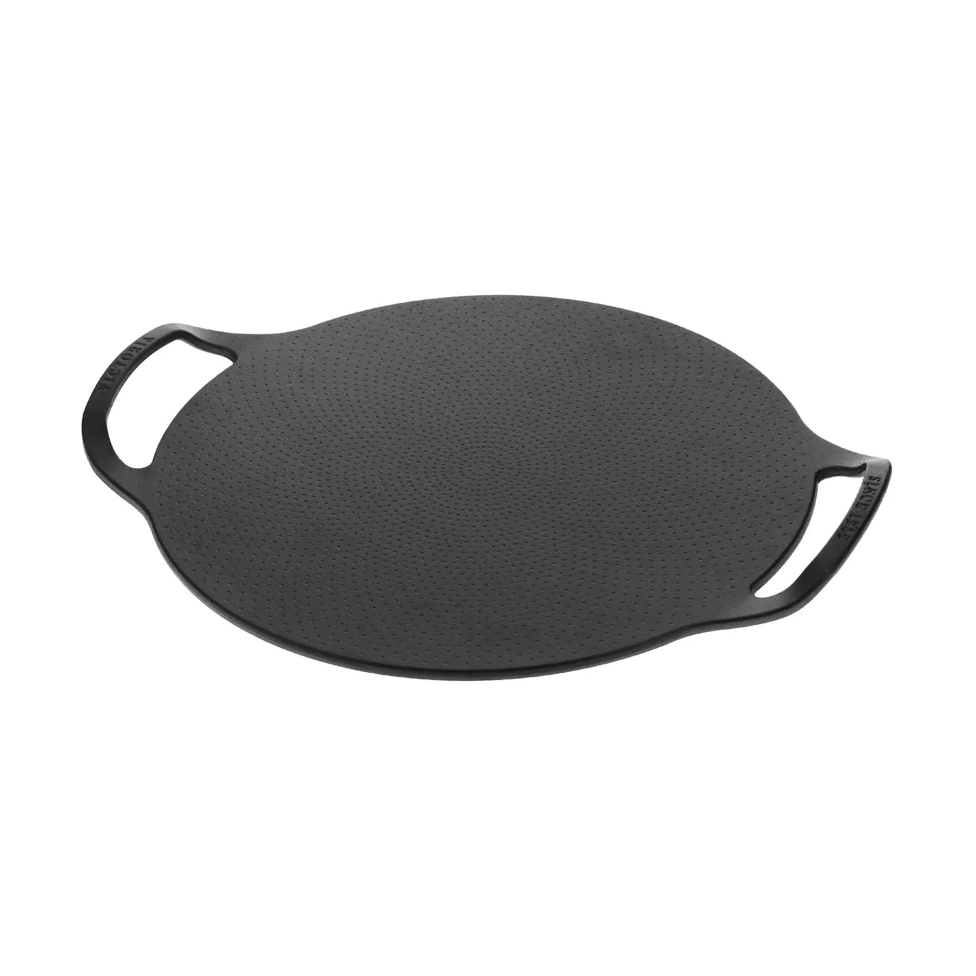 Victoria Victora pizzaform støbejern to håndtag enameled Ø38 cm