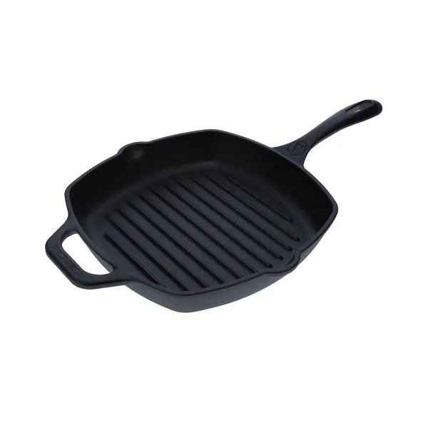 Victoria fyrkantig grillpanna gjutjärn enameled, 44,1x28,4 cm