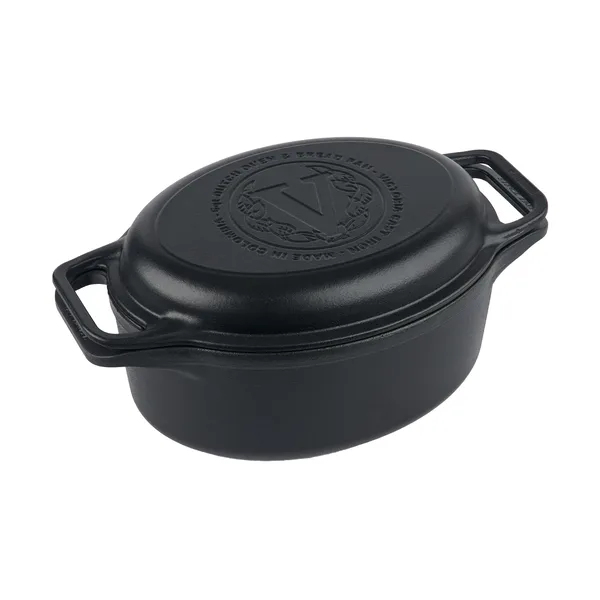 Victoria gryta och brödpanna gjutjärn enameled, 2 delar