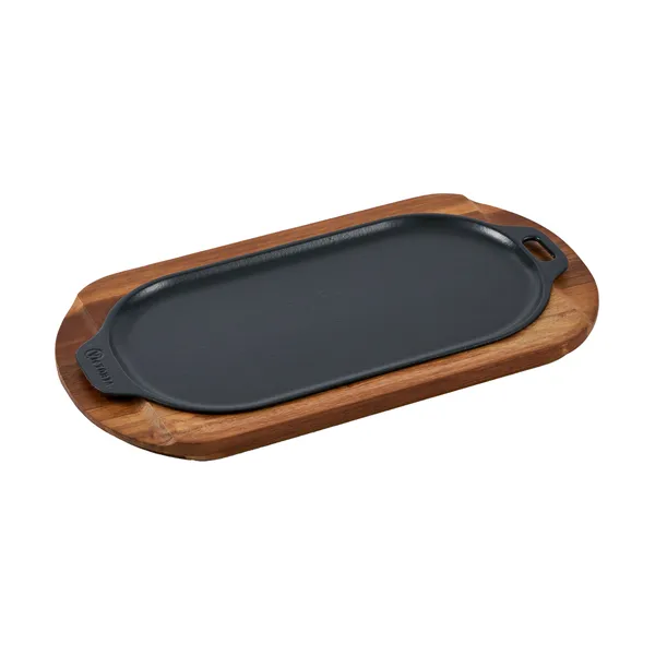 Victoria ovalt serveringsfat enameled, 29,4x19 cm