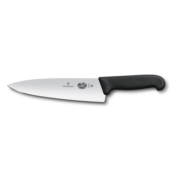 Fibrox kockkniv extra bred 20 cm, Rostfritt stål