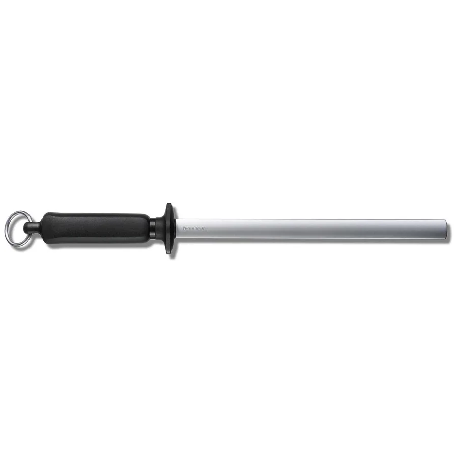 Victorinox Slipstål diamant oval Mellemfin 26 cm Sort