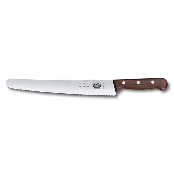 Victorinox bröd- & Bagarkniv vågtandad 26 cm, Furu