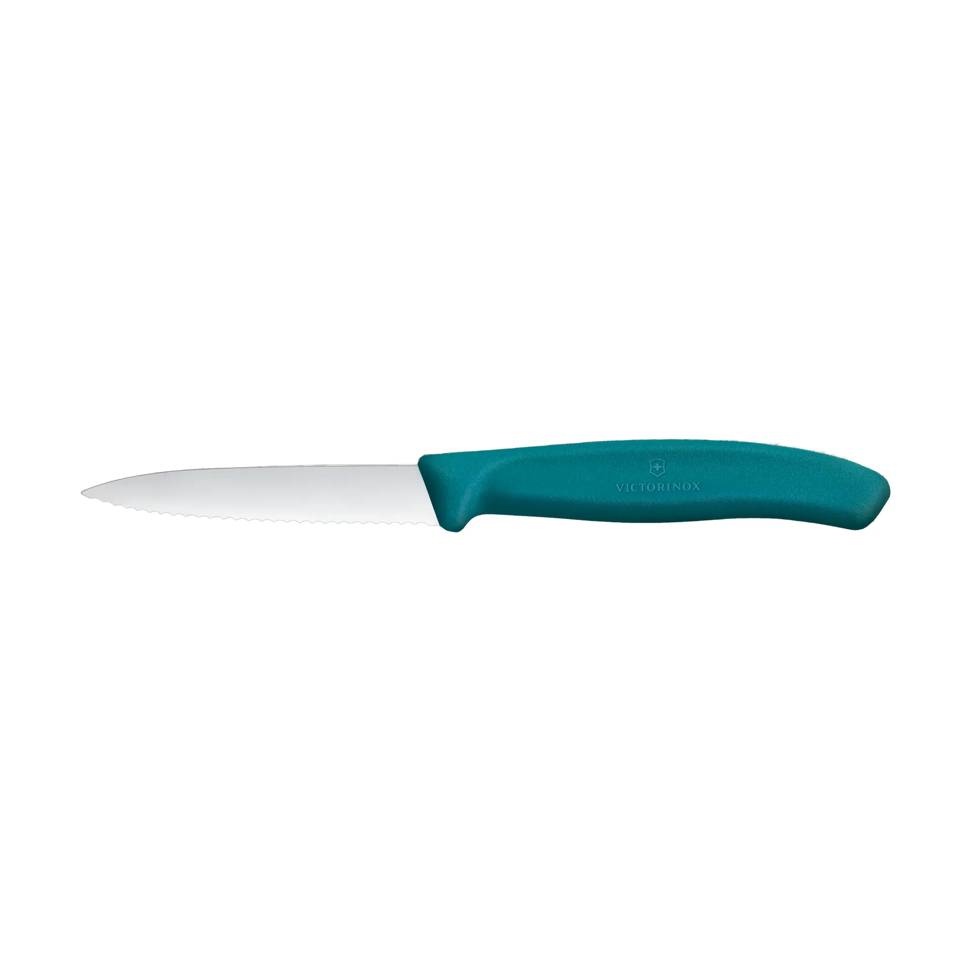 Victorinox Victorinox Swiss Classic skrællekniv, tandet, 8 cm Grøn