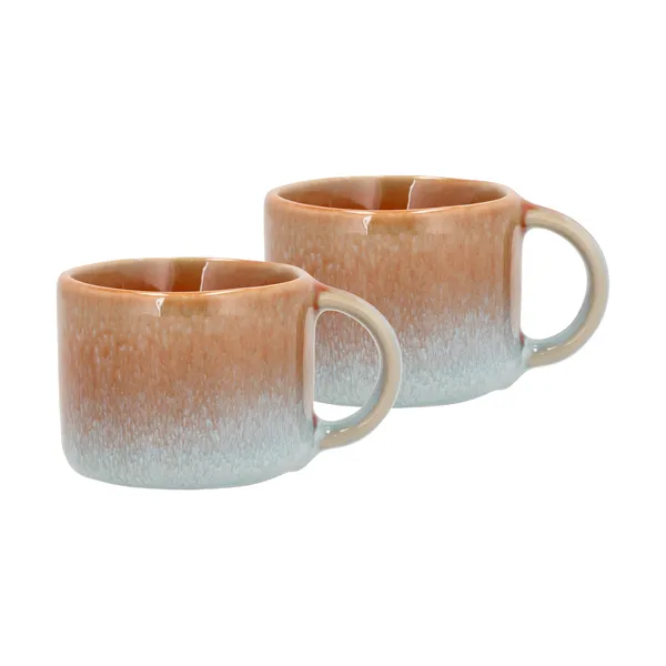 Styles espressokopp 8 cl 2-pack, Blue-amber