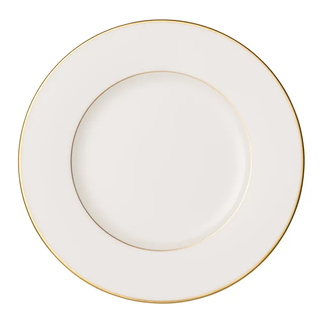 Villeroy & Boch Anmut Gold salattallerken Hvid
