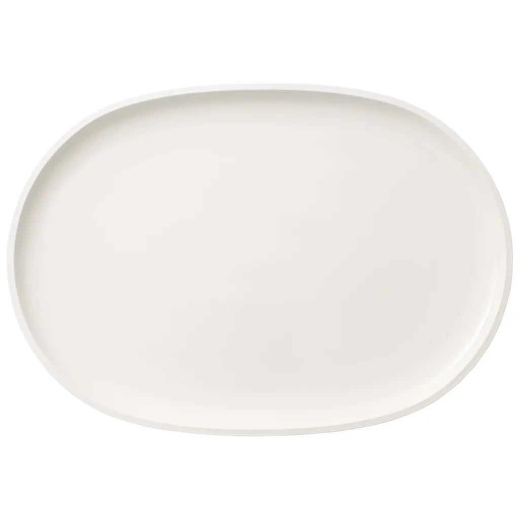 Villeroy & Boch Artesano Original ovalt fad 30x43 cm Hvid billede