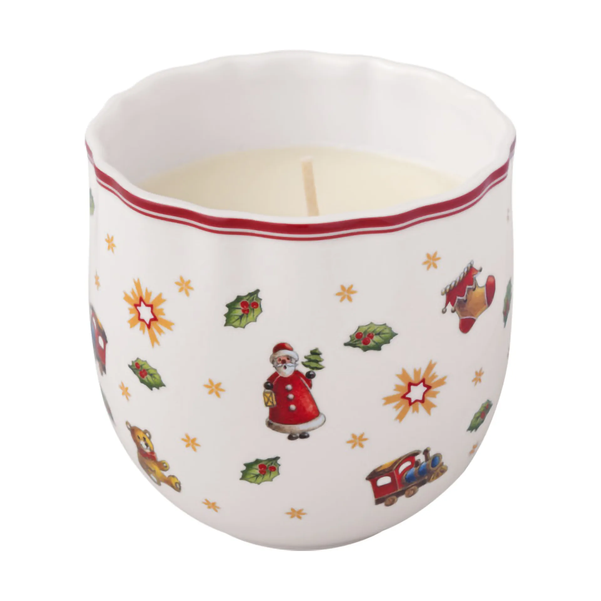 Villeroy & Boch Bougie parfumée Toy's Delight Blanc-rouge