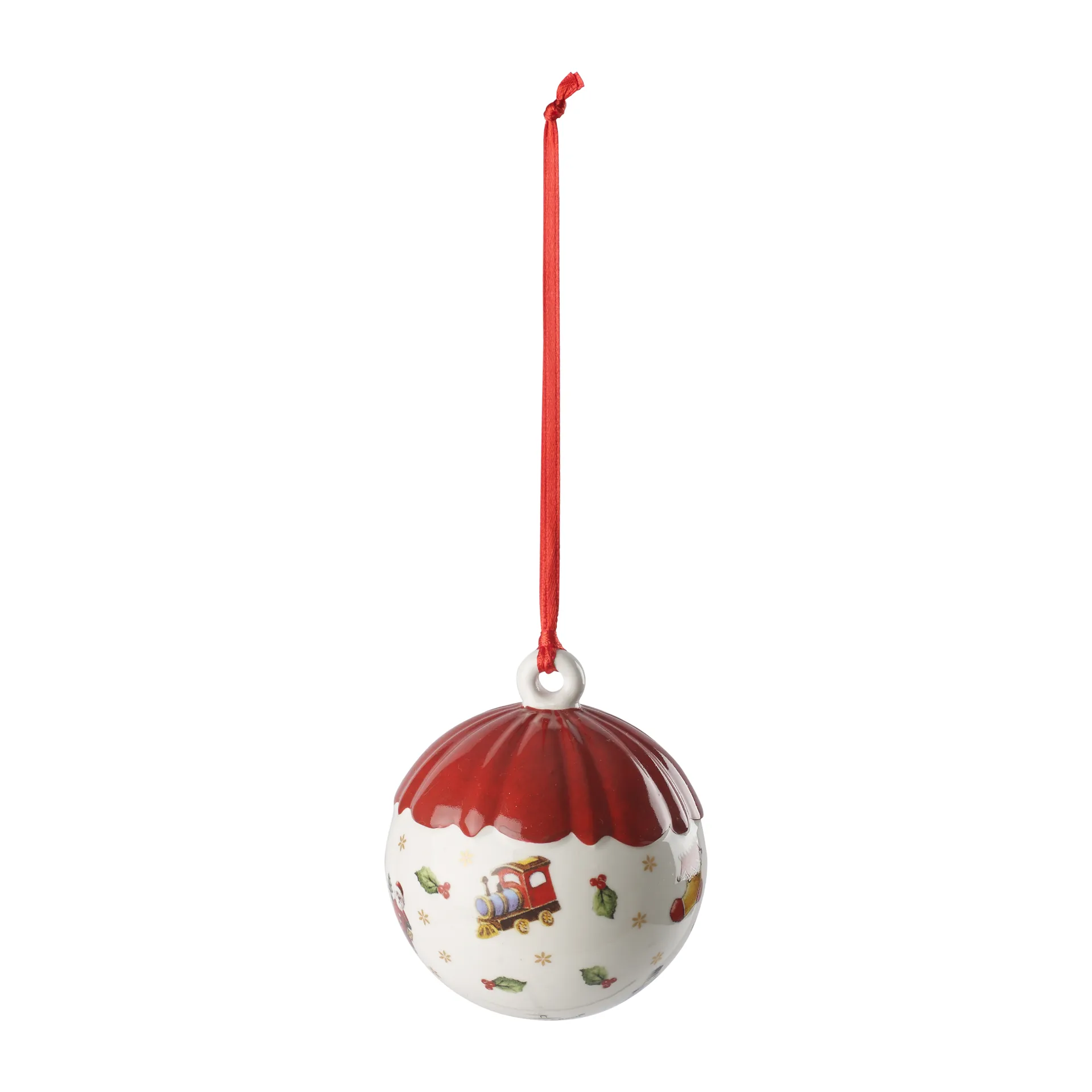 Villeroy & Boch Boule de Noël Toy's Delight Decoration Ø6 cm Blanc-rouge