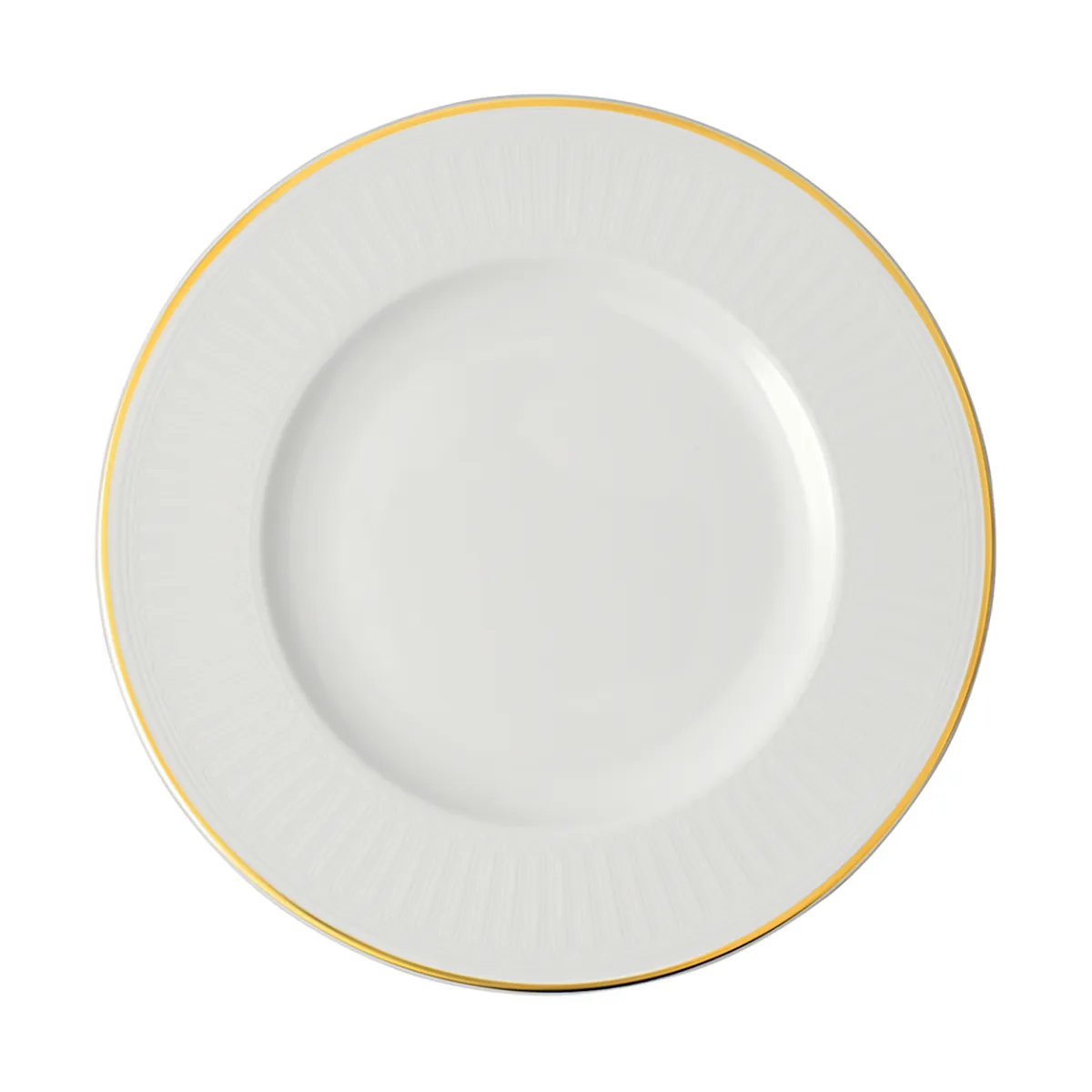 Villeroy & Boch Ch&acirc;teau Septfontaines assiett &Oslash;16,5 cm Vit-guld