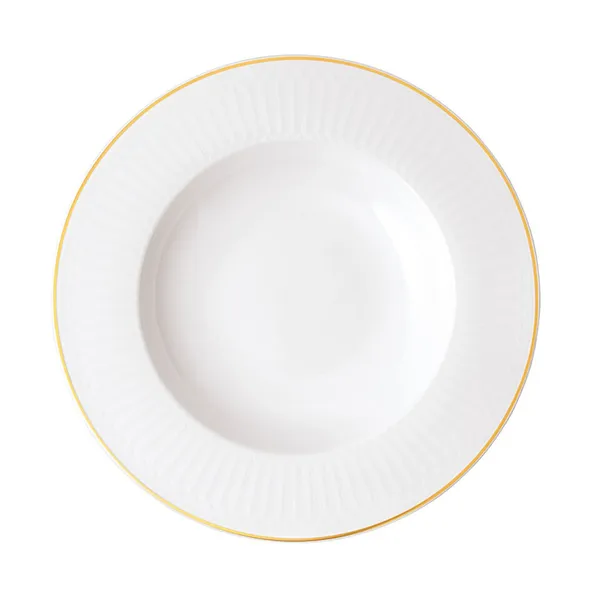 Château Septfontaines djup tallrik Ø24,5x3,5 cm, Vit