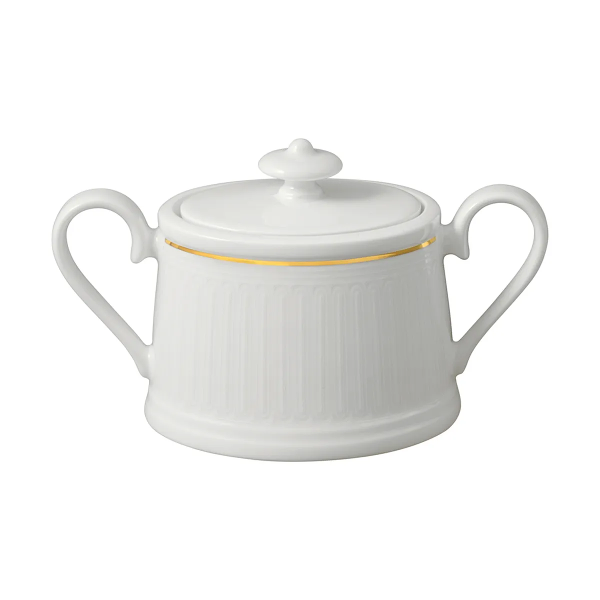 Villeroy & Boch Château Septfontaines sukkerskål 15 cl Hvid/Guld