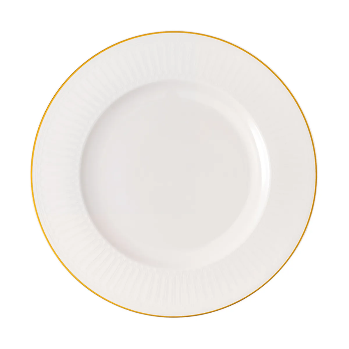 Villeroy & Boch Ch&acirc;teau Septfontaines tallrik &Oslash;29 cm Vit-guld