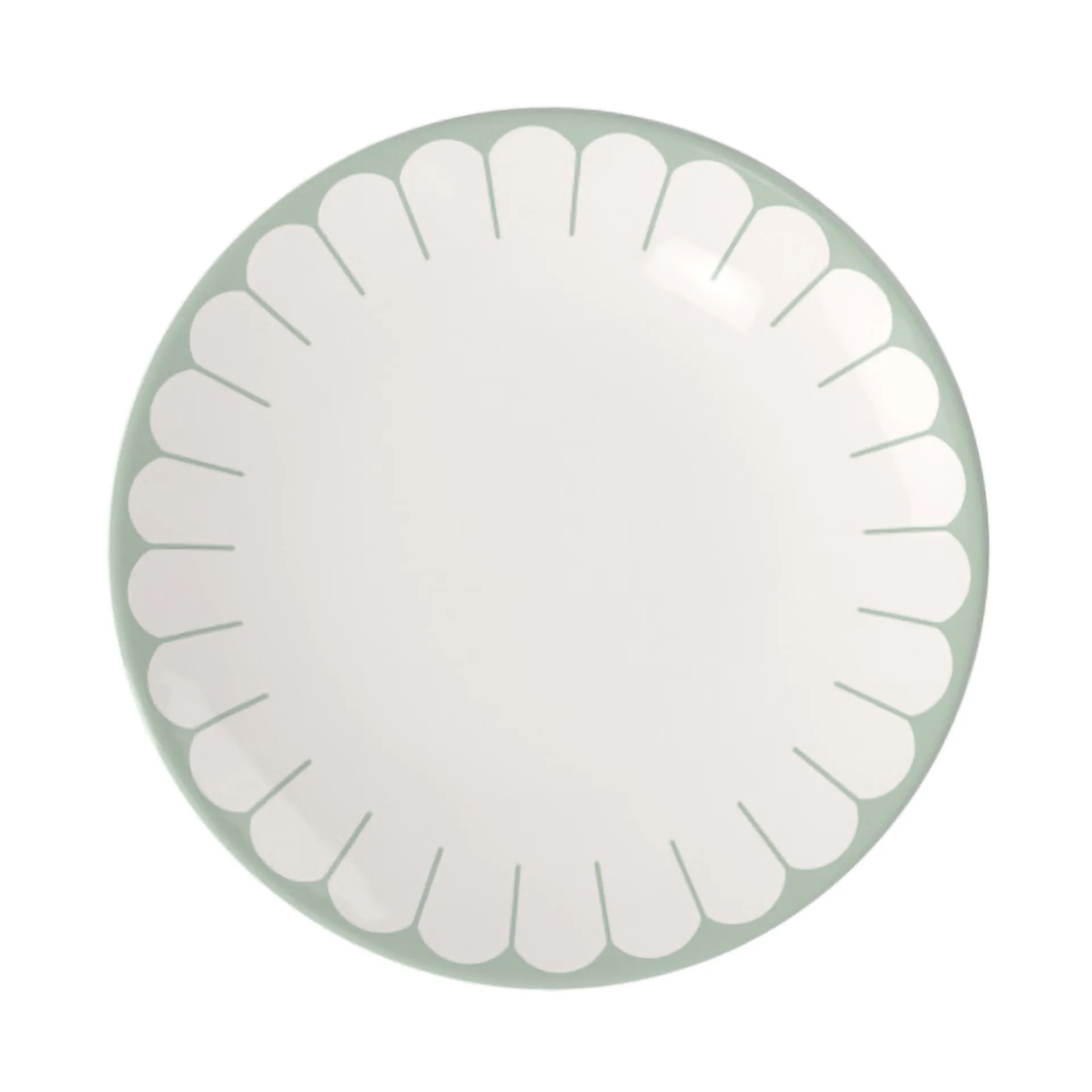 Villeroy & Boch Fleur mattallrik &Oslash;26,5 cm White-green