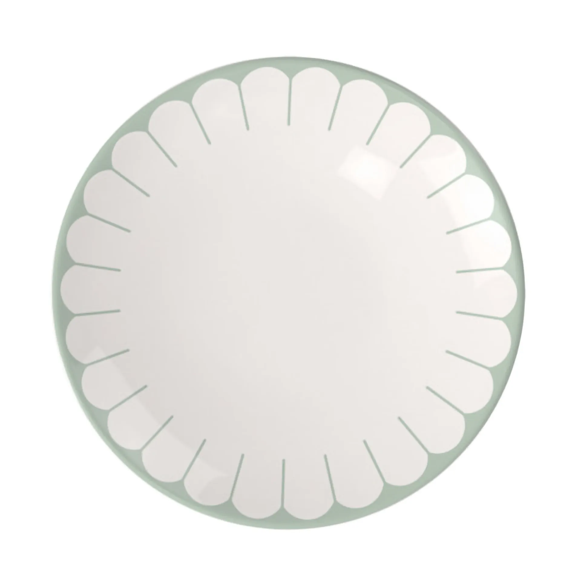 Villeroy & Boch Fleur tallerken Ø21 cm White-green