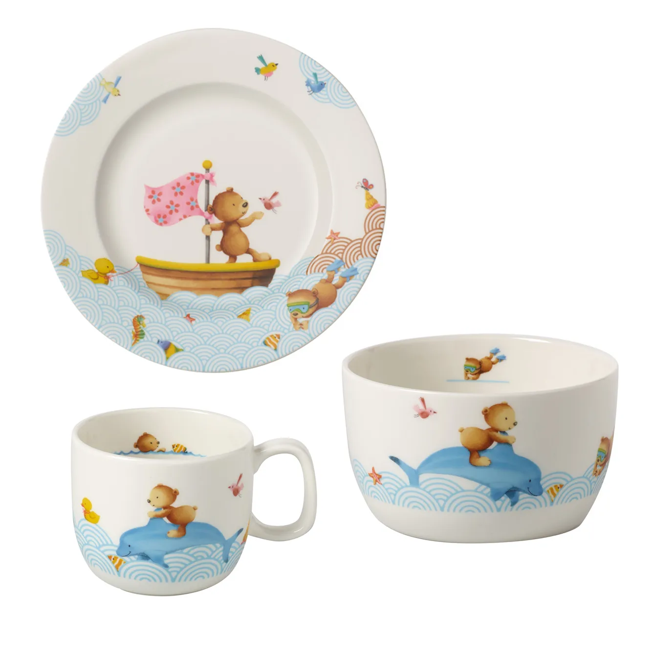 Villeroy & Boch Happy as a Bear børneservice 3 dele