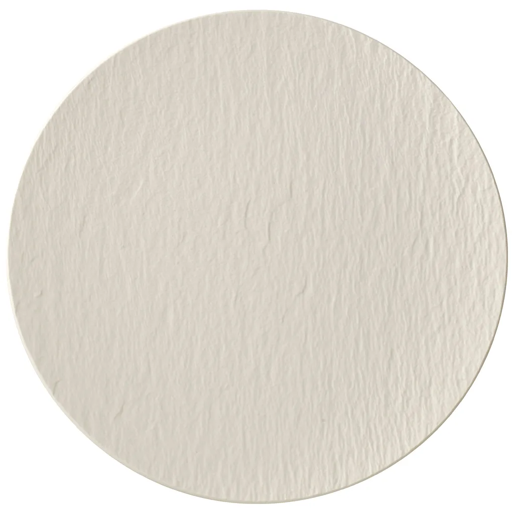 Villeroy & Boch Manufacture Rock Blanc Tallrik 25 Cm - Assietter Porslin Vit