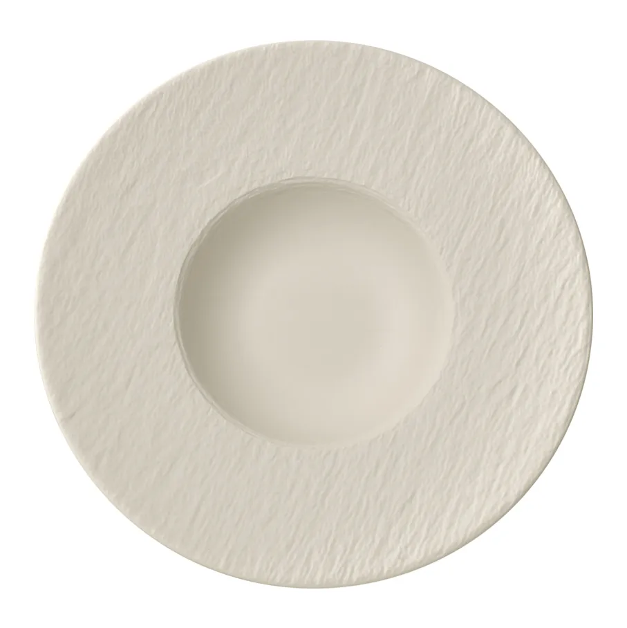 Villeroy & Boch Manufacture Rock dyb tallerken Ø28 cm Blanc