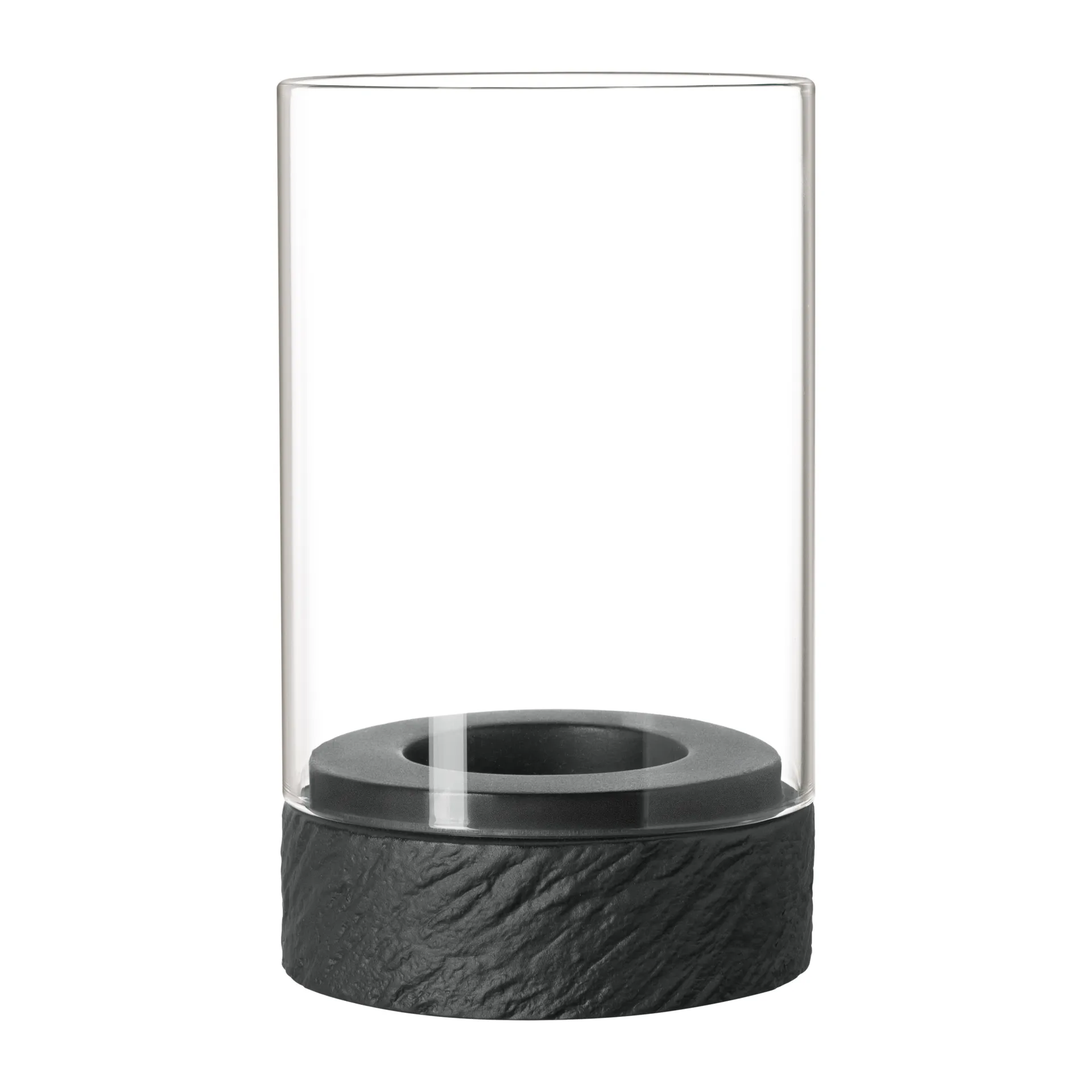 Villeroy & Boch Manufacture Rock Home Hurricane fyrfadsstage S Sort