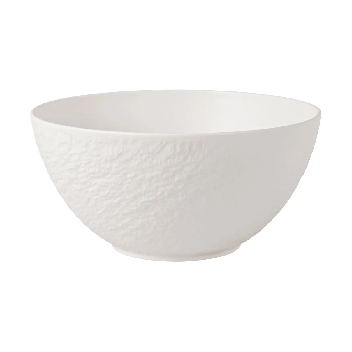 Villeroy & Boch Manufacture Rock salatskål Ø24 cm Blanc billede