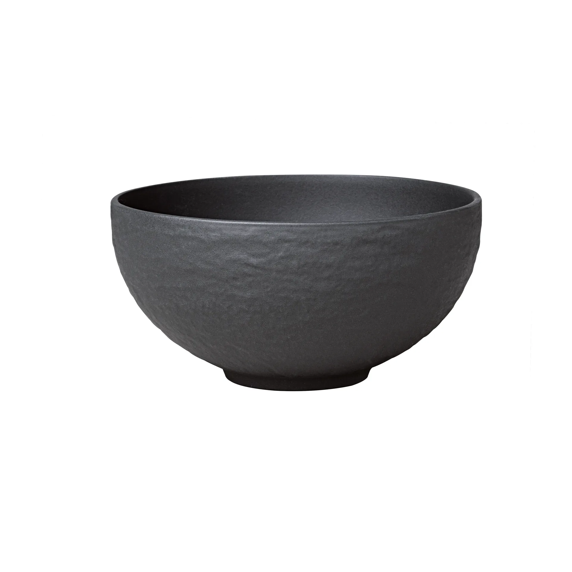 Villeroy & Boch Manufacture Rock suppeskål Ø13 cm Sort