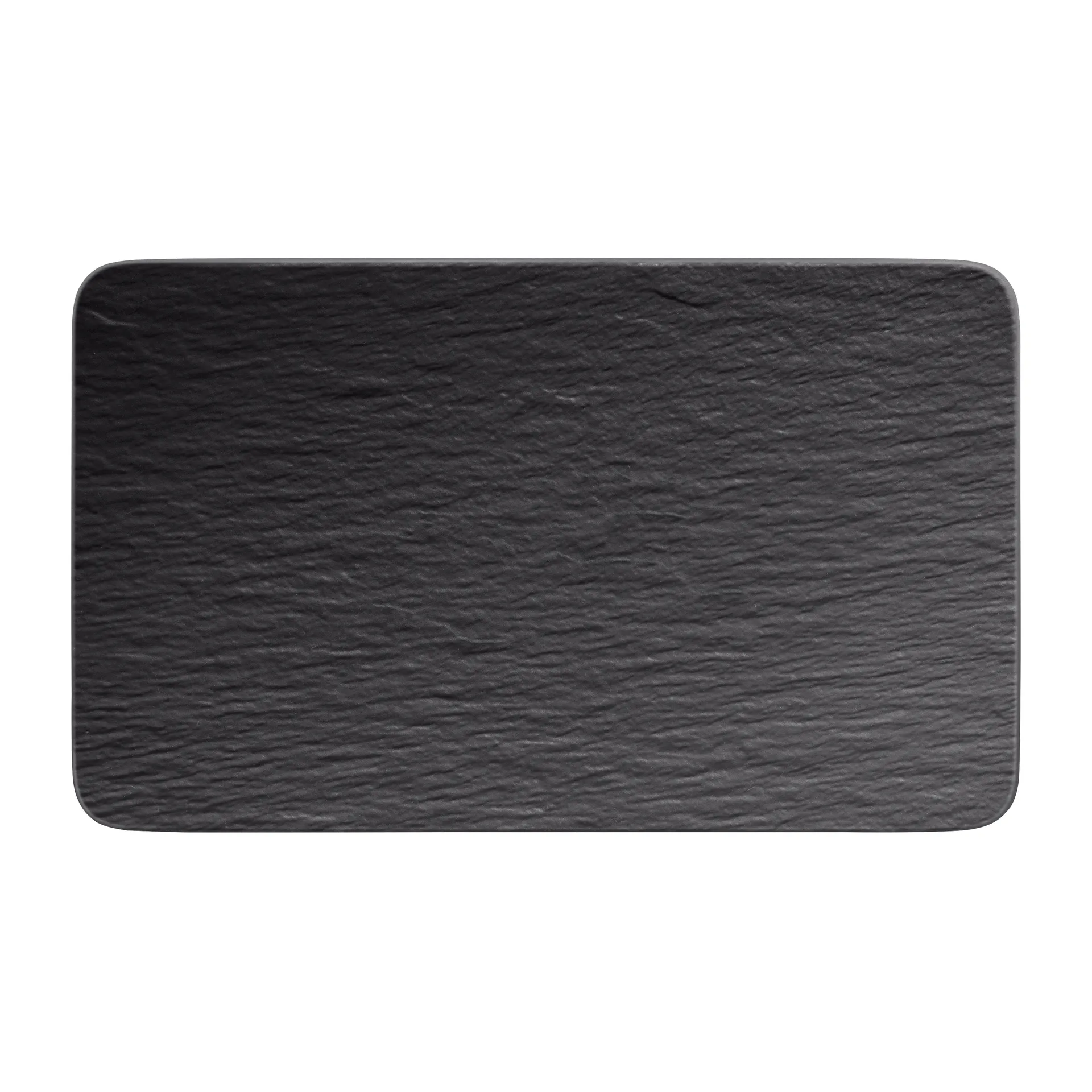 Villeroy & Boch Manufacture Rock tallerken 17x28 cm Sort billede
