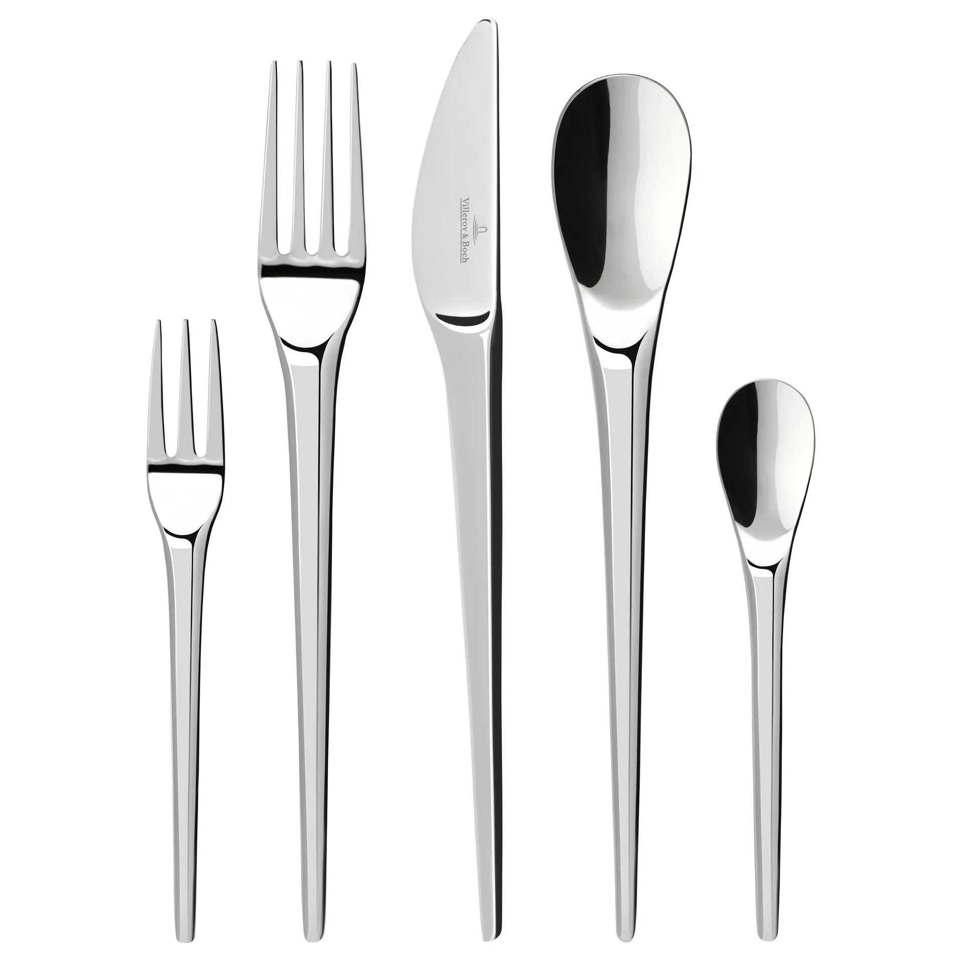 Villeroy & Boch NewMoon bestik 30 dele Rustfrit stål