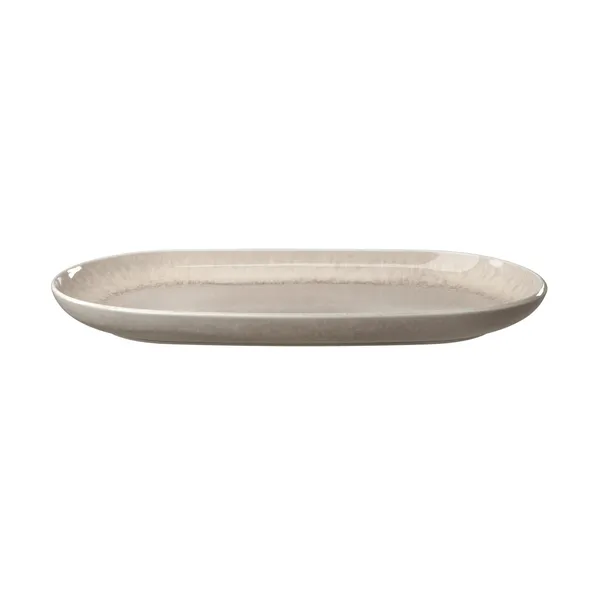Perlemor Sand serveringsfat, Beige, 34x20 cm
