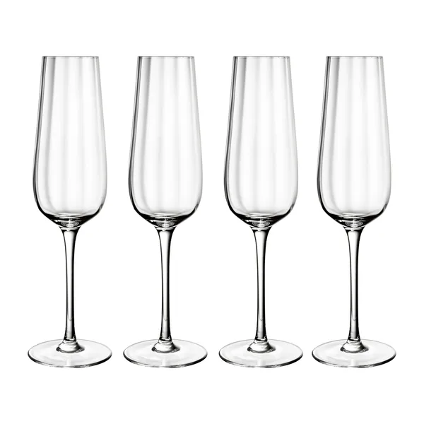 Rose Garden champagneglas 4-pack 29 cl, Klar