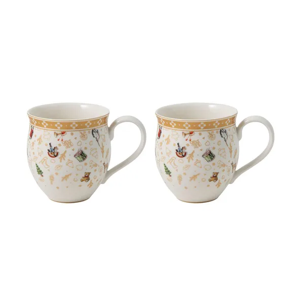 Toy's Delight mugg 30cl Anniversary Edition 2-pack, Guld