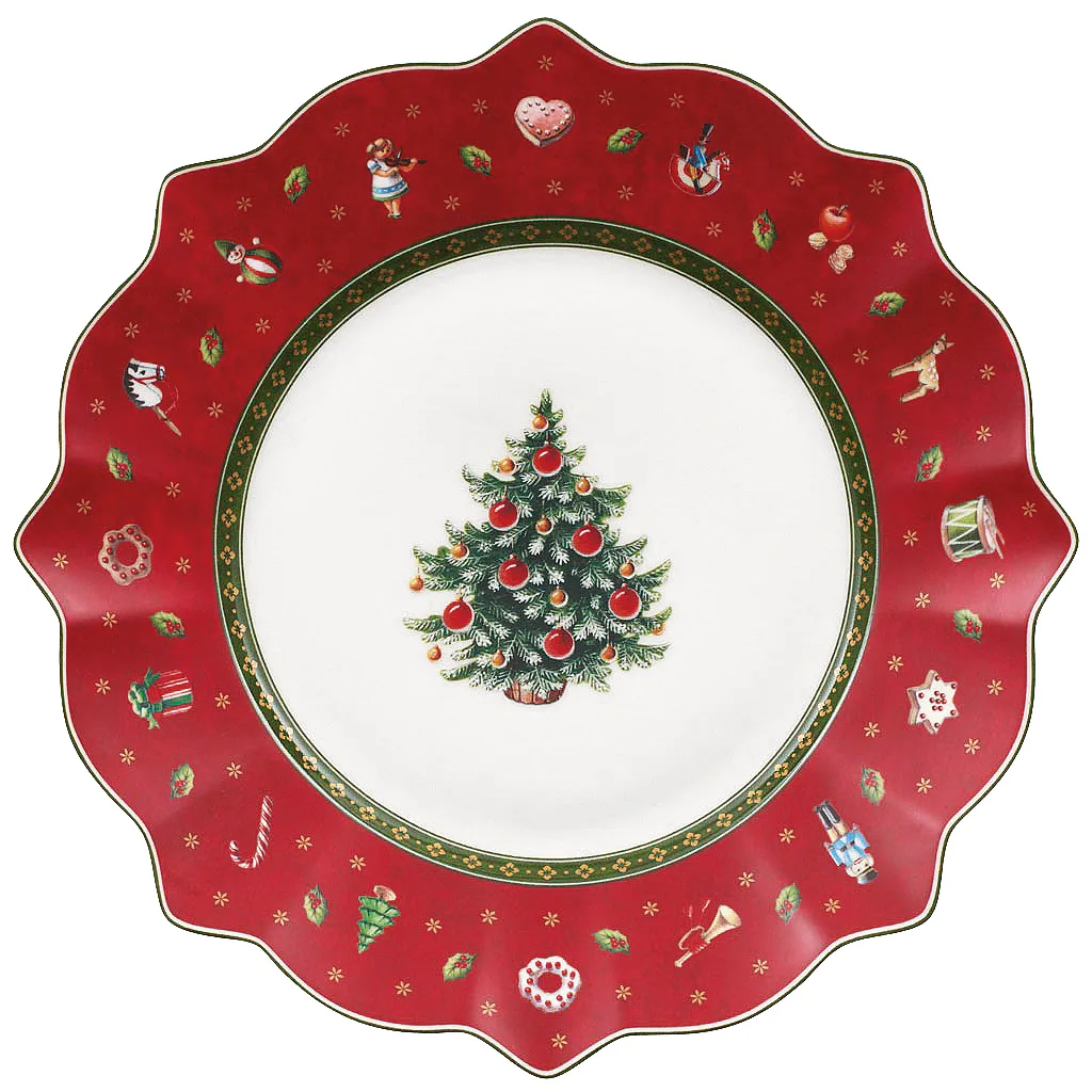 Villeroy & Boch Toy's Delight tallerken Ø24,4 cm Hvid-rød