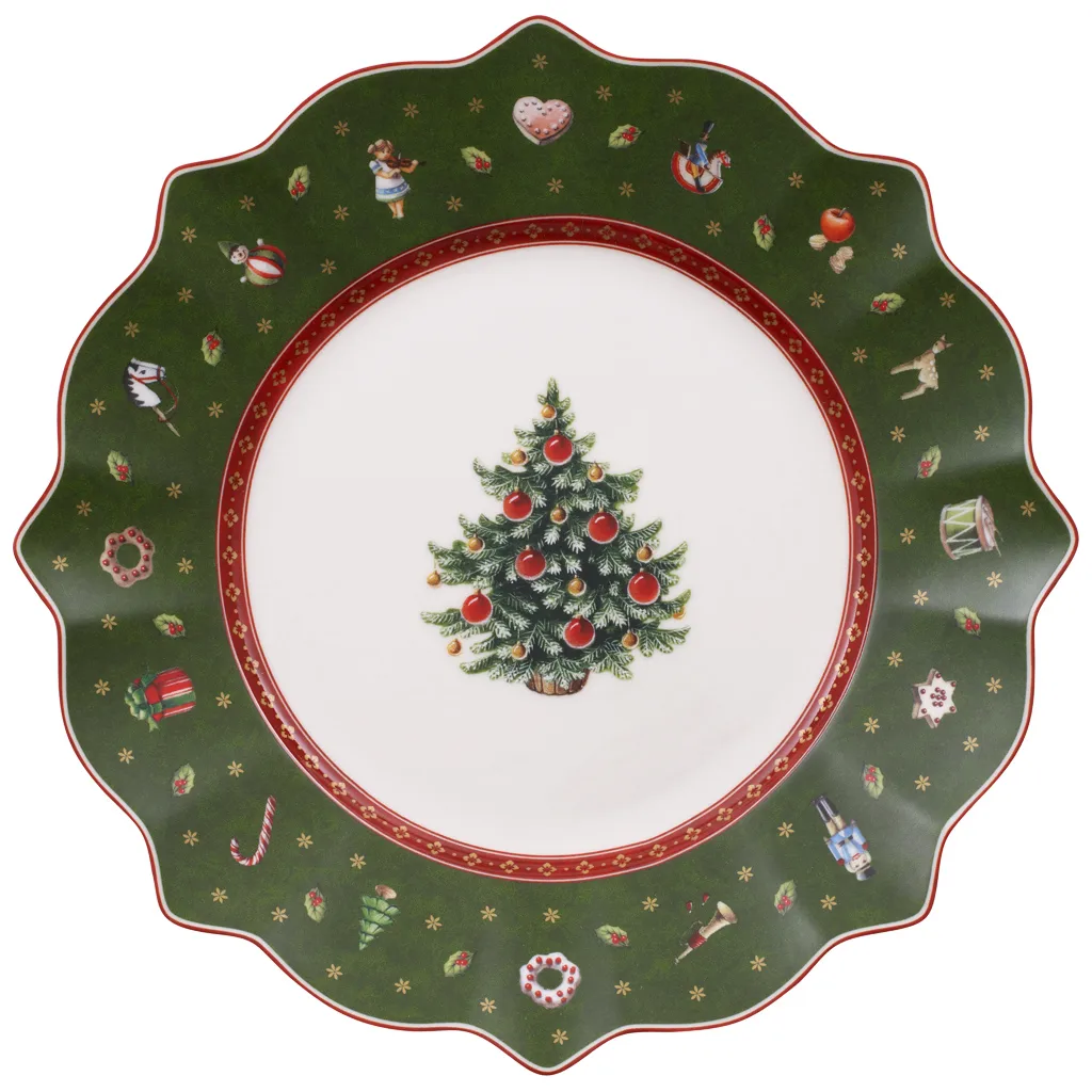 Villeroy & Boch Toy's Delight tallrik &Oslash;24,4 cm Vit-gr&ouml;n