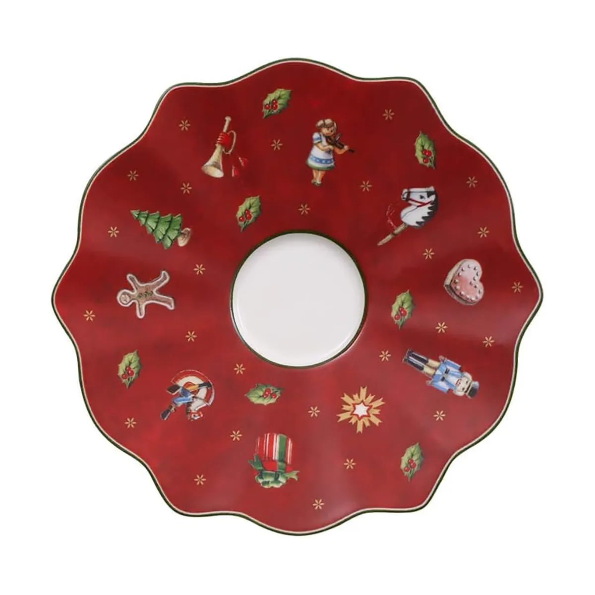Villeroy & Boch Toy's Delight underkop til espressokop Ø13 cm Hvid/Rød