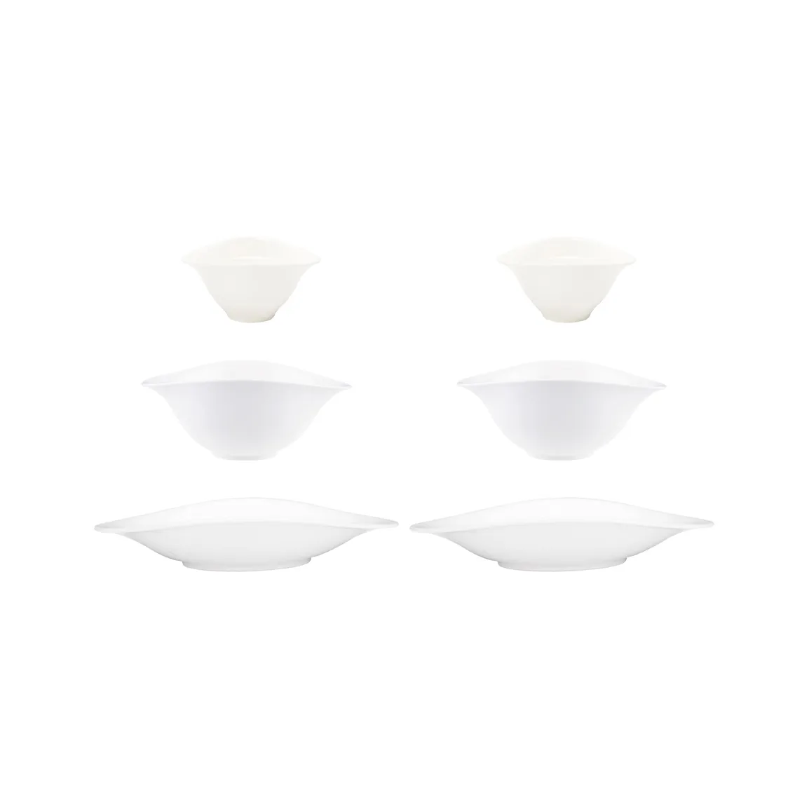 Villeroy & Boch Vapiano sk&aring;ltrio 6-pack vit