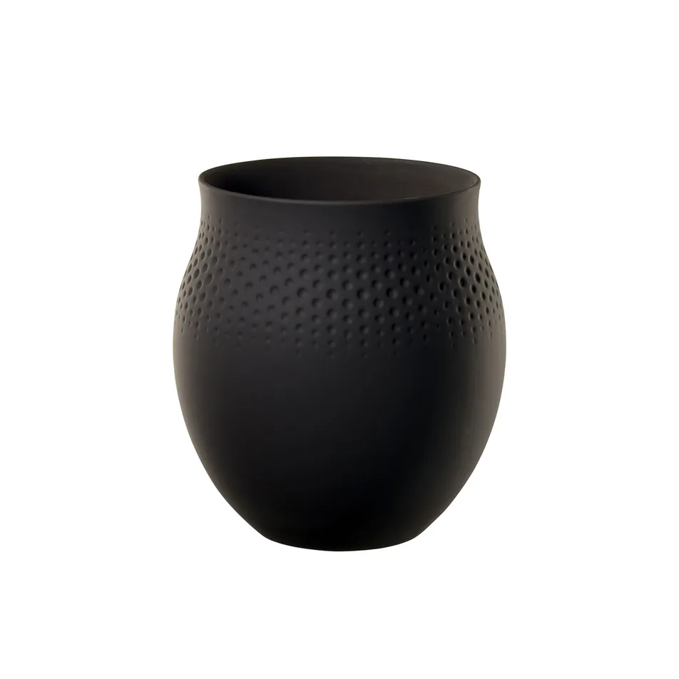 Villeroy & Boch Vase Collier Noir Perle grand