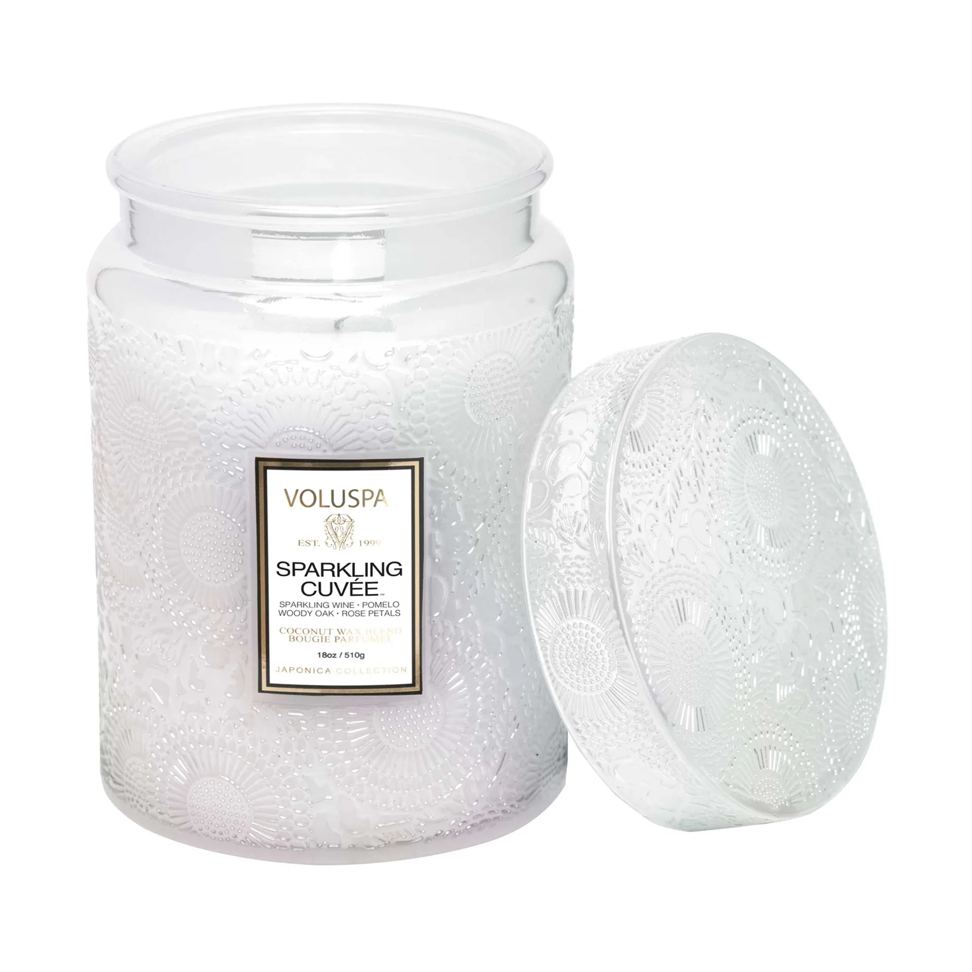 Voluspa Doftljus i glasburk 100 timmar Sparkling Cuv&eacute;e
