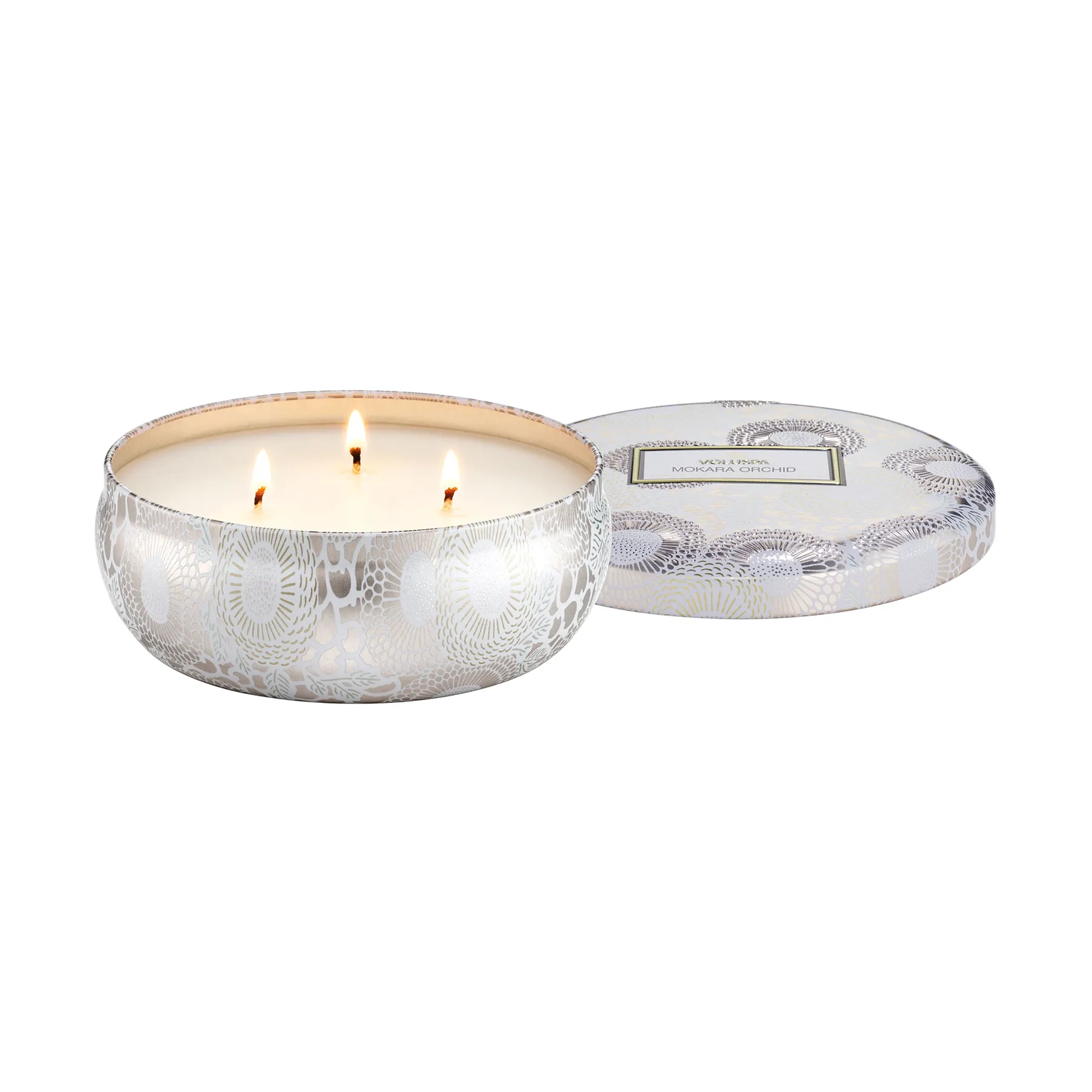 Voluspa Japonica 3-wick Tin duftlys 40 timer Mokara Orchid
