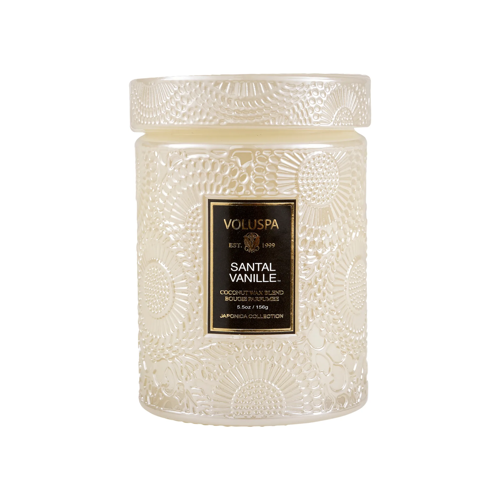 Voluspa Japonica duftlys i glas 50 timer Santal Vanille