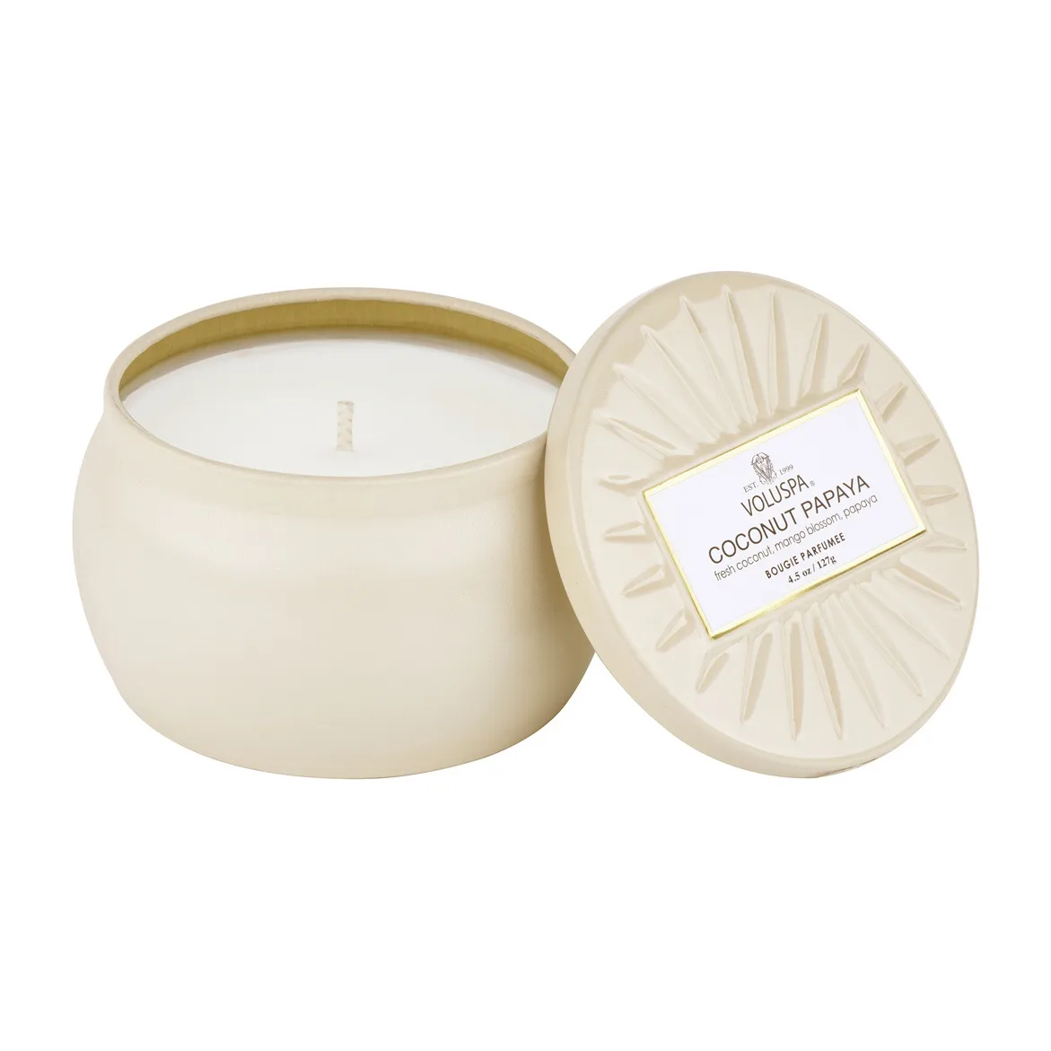 Voluspa Vermeil Coconut Papaya Candle Decorative Candle 127 g - 127 g