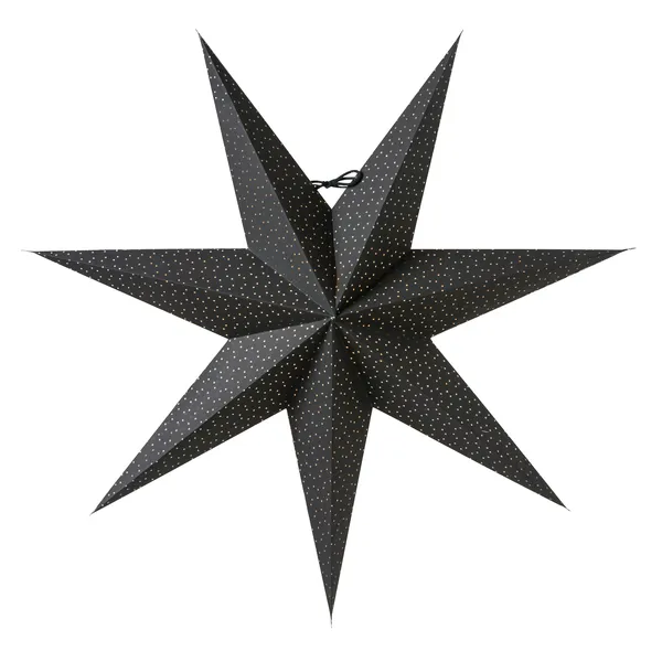 Aino julstjärna svart, 60 cm