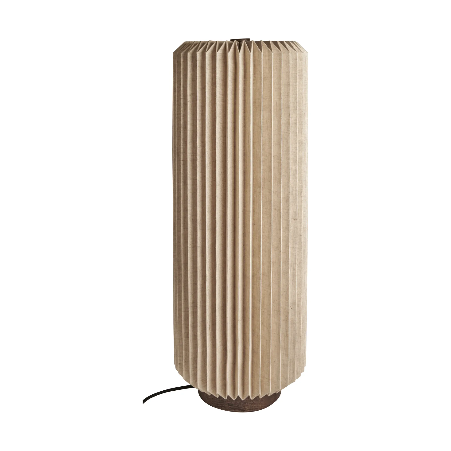 Alba gulvlampe, hør, natur, højde 72 cm - Watt & Veke - Soveværelse - Design - Stof / tekstil - Cylinder