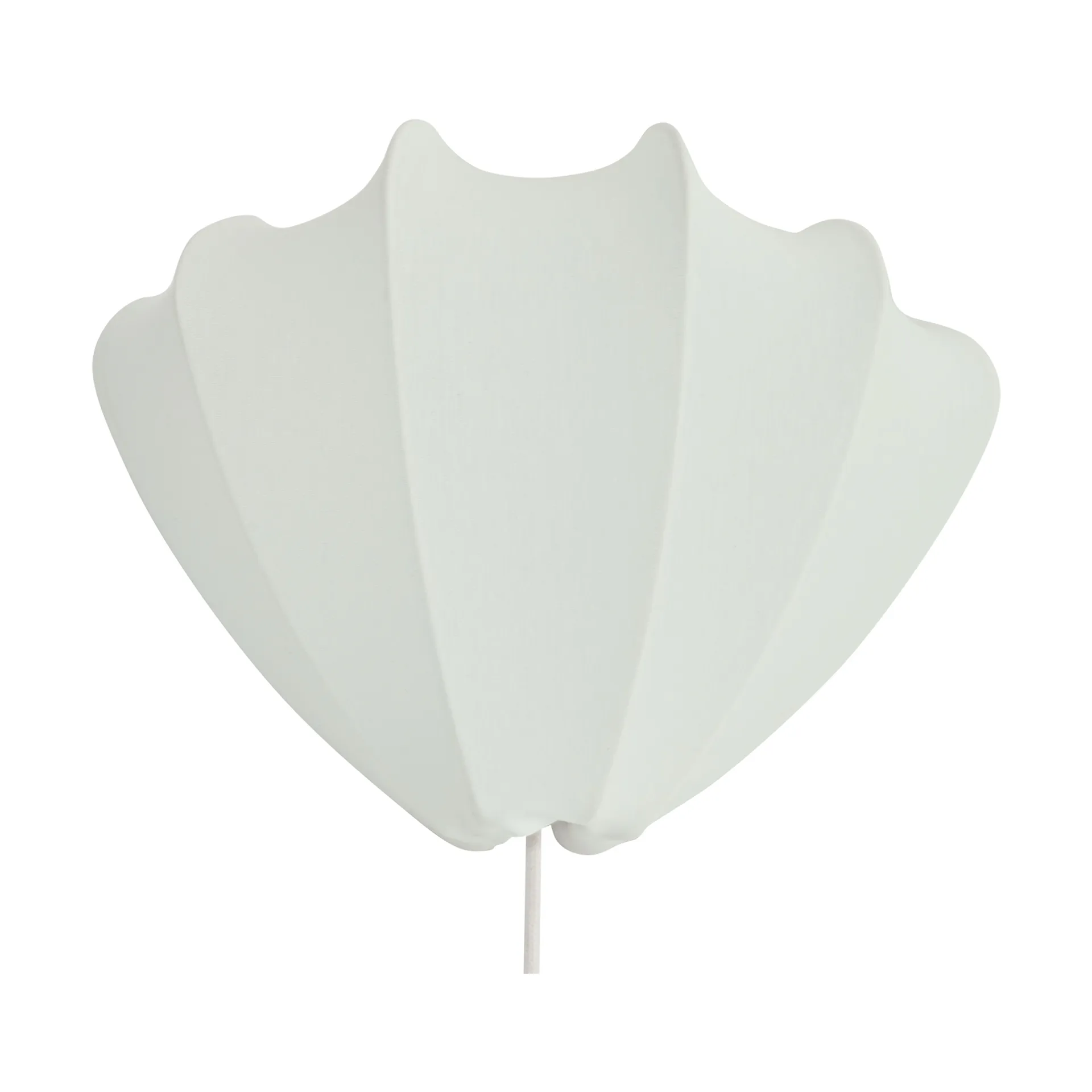 Anna væglampe, bomuld, hvid, Ø 45 cm - Watt & Veke - Soveværelse - Design - Stof / tekstil