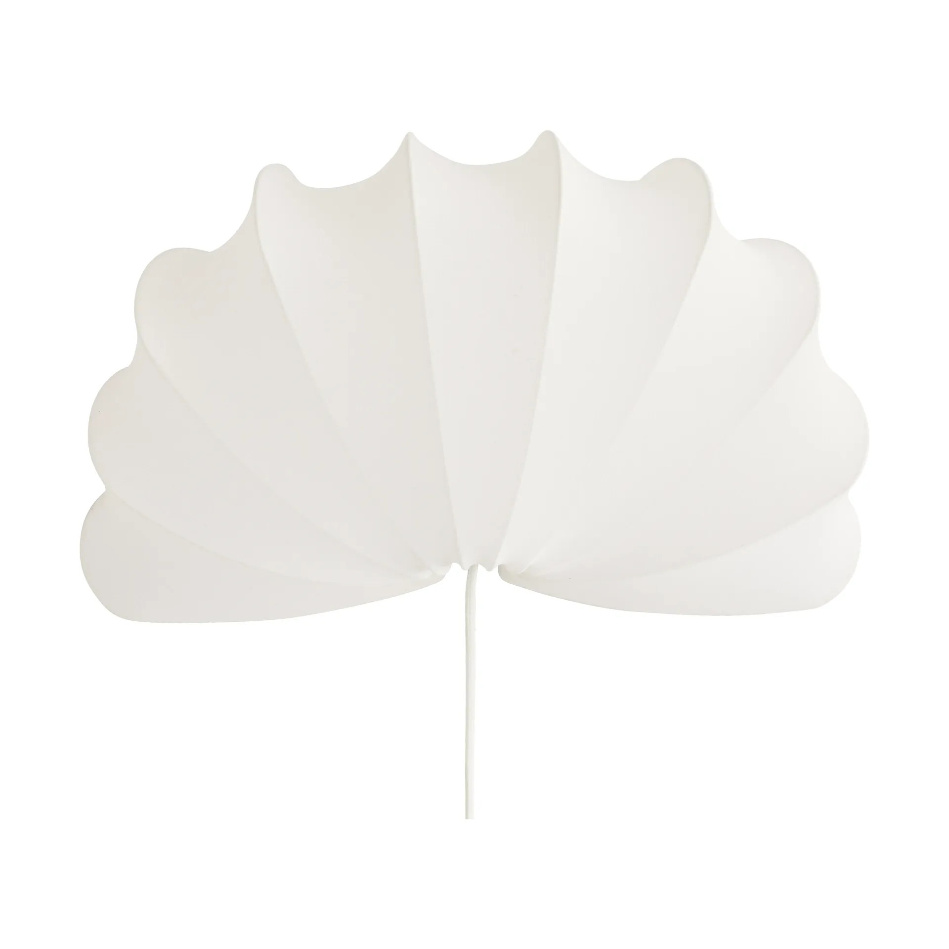 Anna væglampe, bomuld, hvid, Ø 53,5 cm - Watt & Veke - Soveværelse - Design - Stof / tekstil