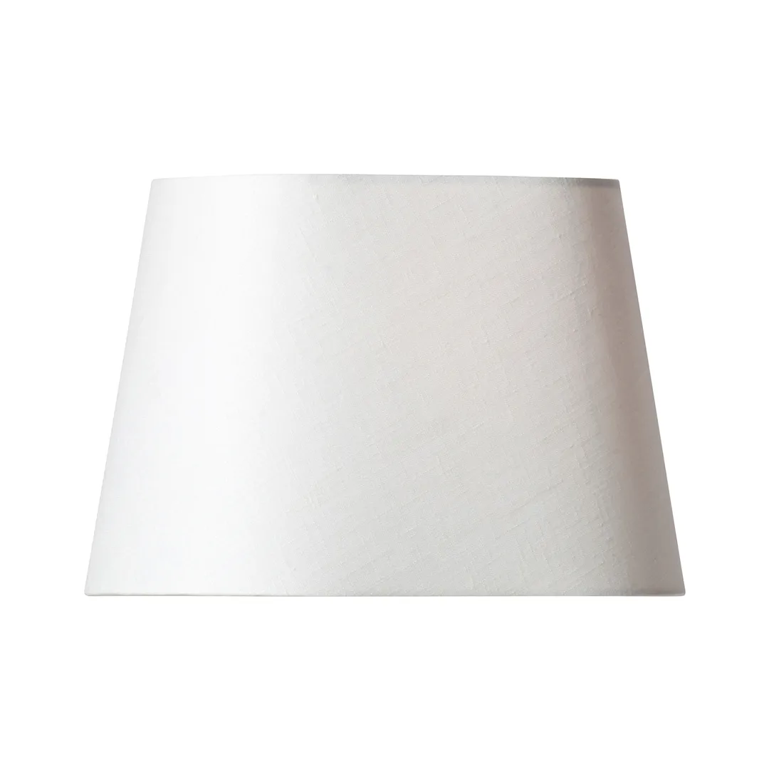 Watt & Veke Basal oval lampeskærm 38 cm Hvid