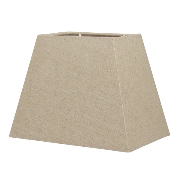 Basic Rectangular lampskärm 22 cm, Natur