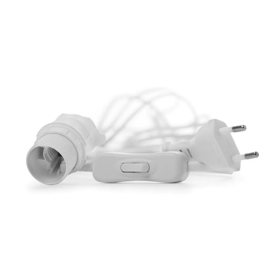 Watt & Veke Câble avec interrupteur Watt & Veke blanc 5 m