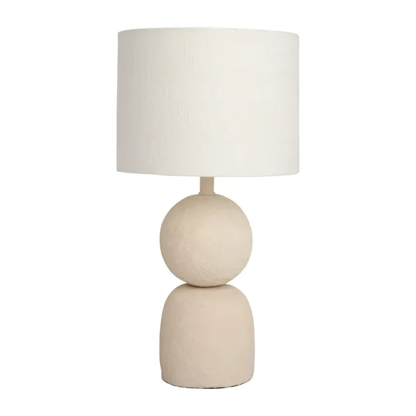 Cia bordslampa 38 cm, Nude